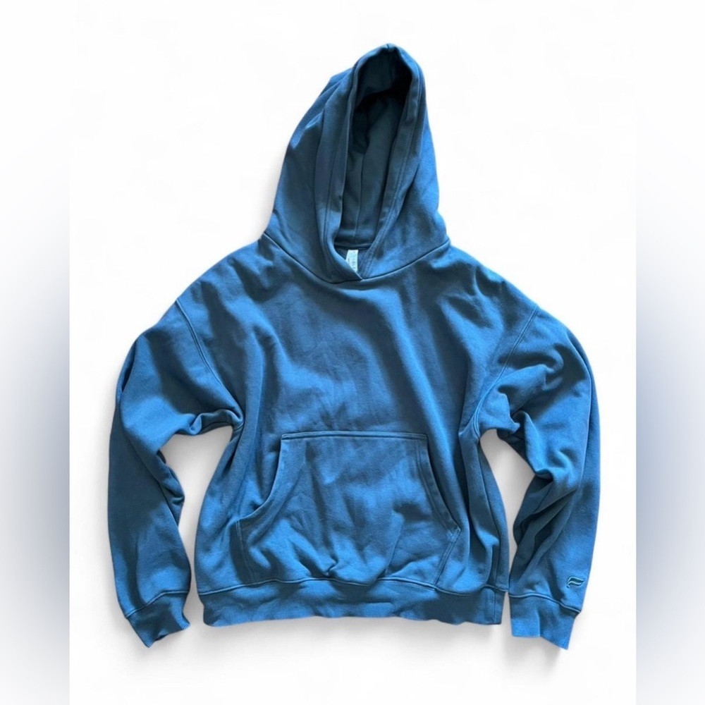 Fabletics Womens Teal Pullover Hoodie Size Small